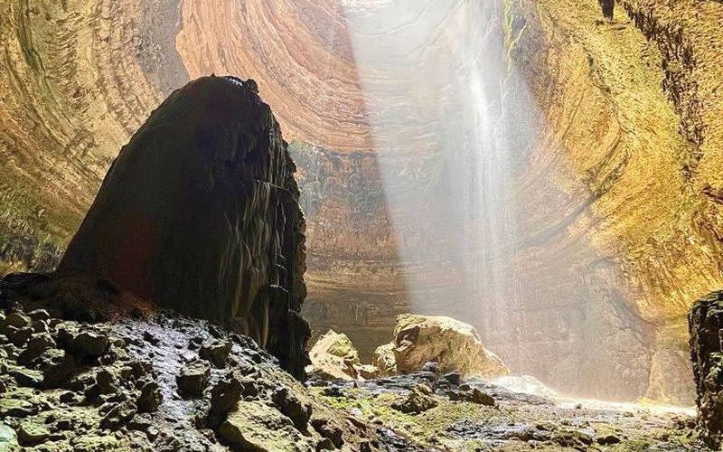 The team found snakes, dead animals and cave pearls - but no signs of the supernatural - Oman Cave Exploration Team/Oman Cave Exploration Team