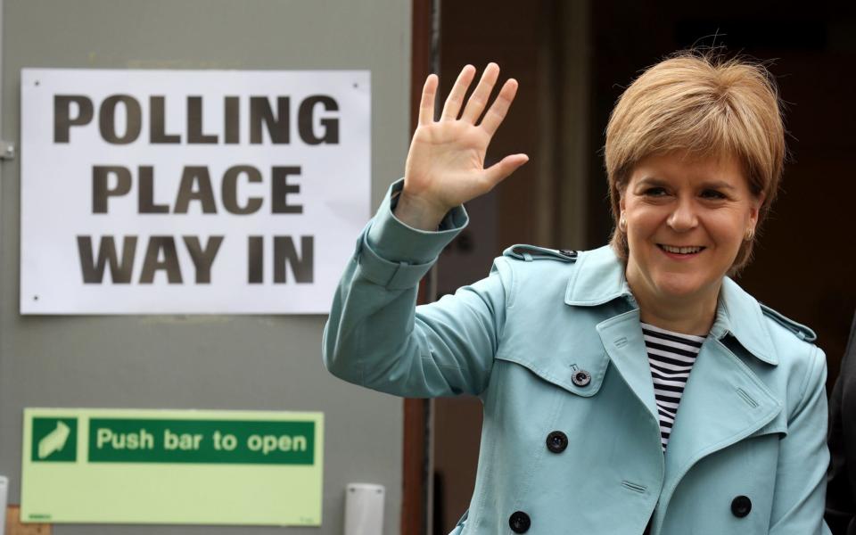 Nicola Sturgeon, the leader of the SNP - Credit: Andrew Milligan/PA