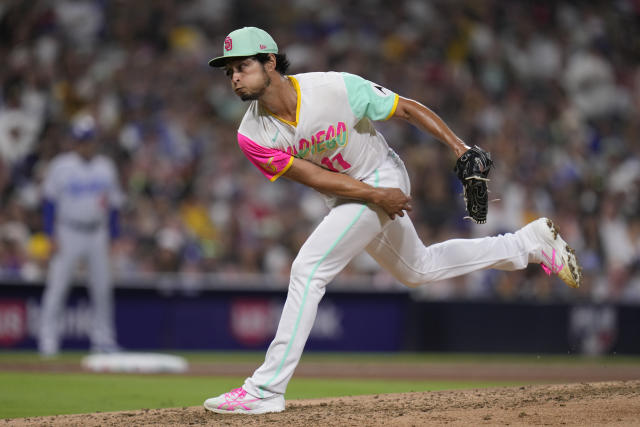 Why Yu Darvish, Padres' Game 1 starter, is having more fun than ever - The  Athletic