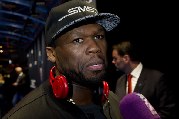 50 Cent Promotes SMS Audio - Amsterdam