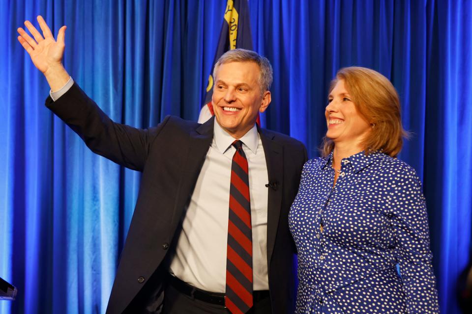 Democratic N.C. Attorney General Josh Stein will face Republican Lt. Gov. Mark Robinson in the November race for governor.