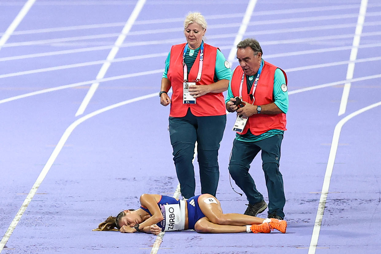 French Olympian Alessia Zarbo Collapses in the Middle of Women’s 10,000