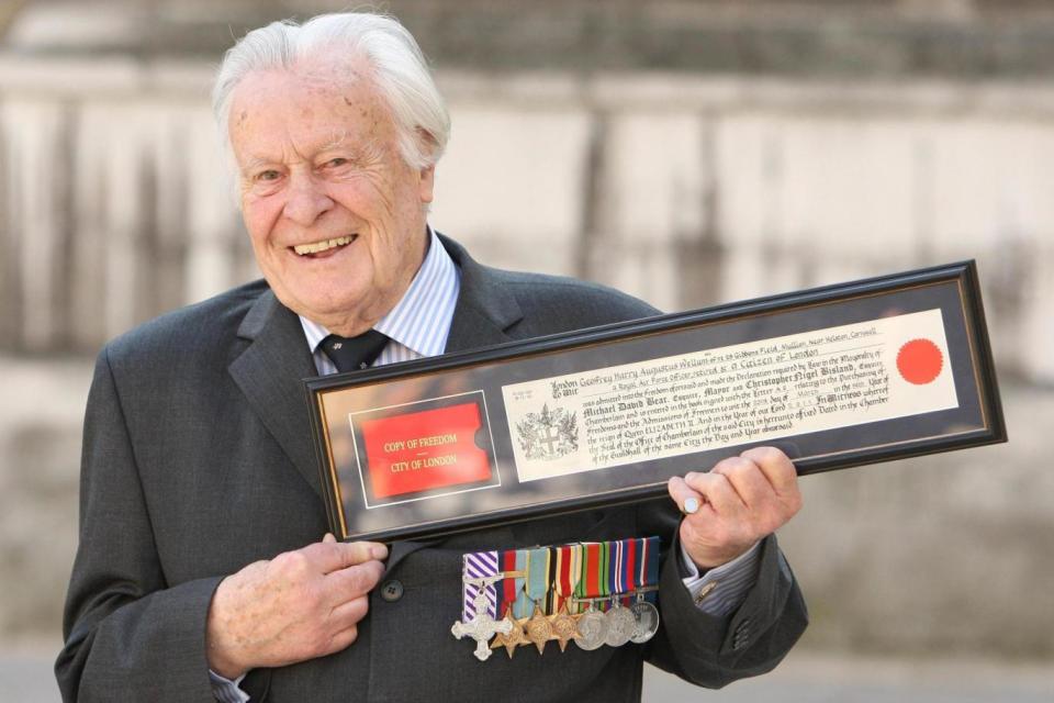 Geoffrey Wellum, the youngest Spitfire pilot to fight in the Battle of Britain (PA Archive/PA Images)