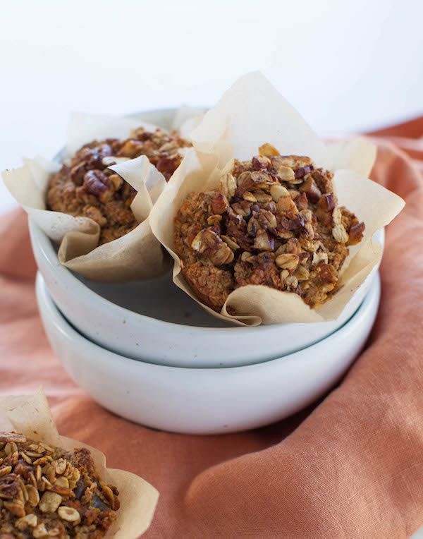 Oat Bran Sweet Potato Muffins