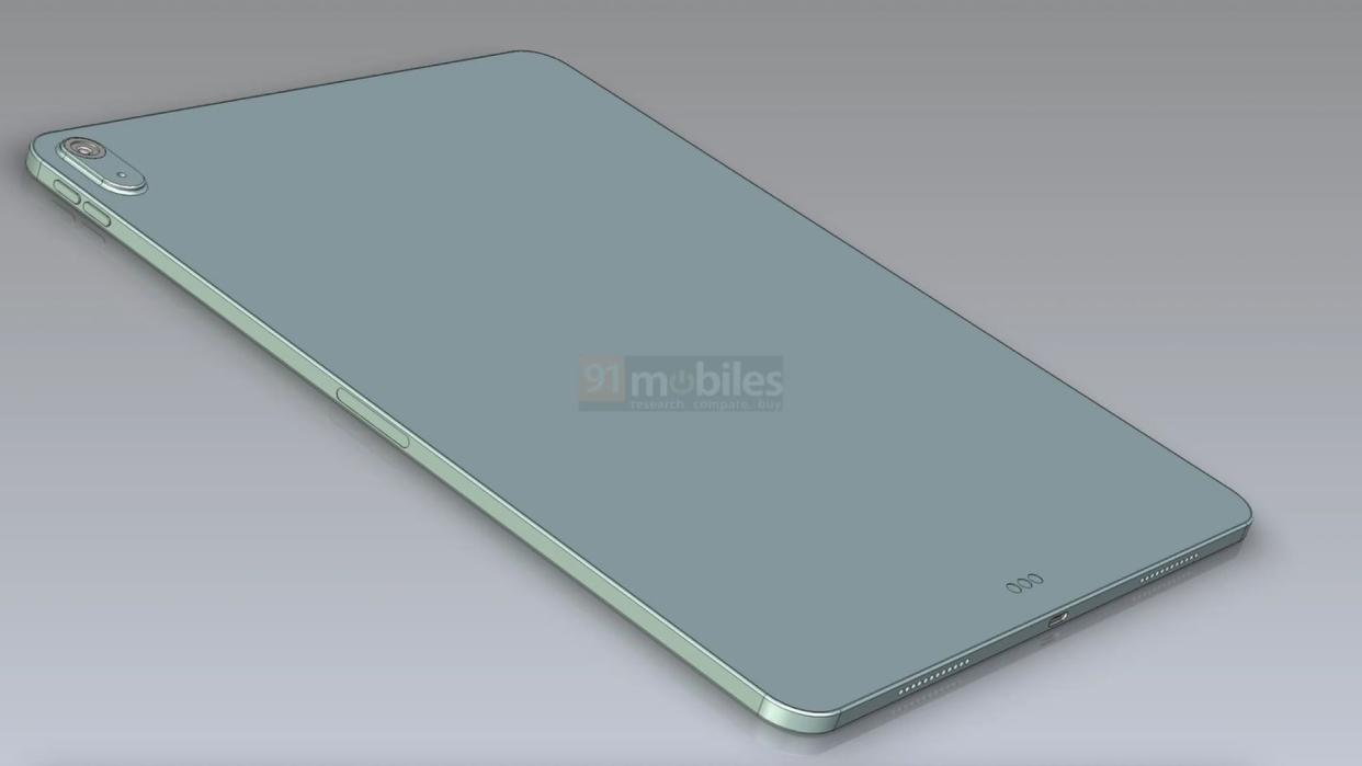  Render showing design of iPad Air 12.9 inch. 