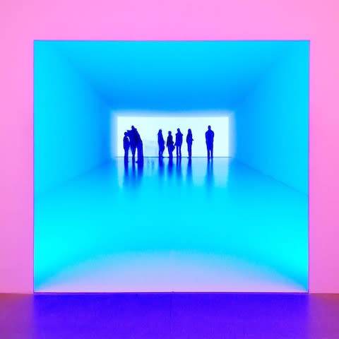 James Turrell piece known as Ganzfeld's  