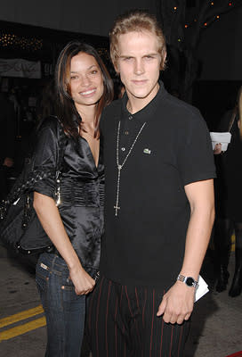 Jason Mewes and guest at the Westwood premiere of Miramax Films' Gone Baby Gone