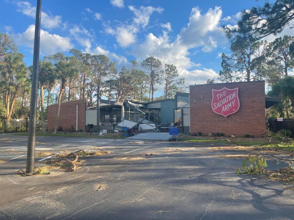 The Salvation Army service center at 14600 Tamiami Trail, North Port was destroyed by Hurricane Ian.