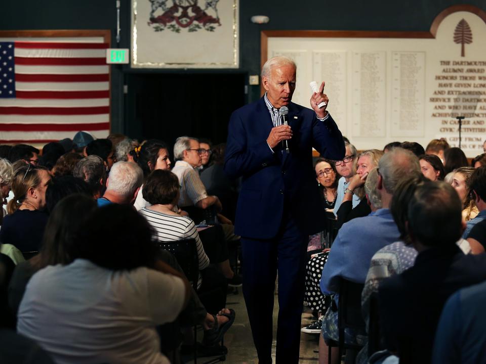 Joe Biden in New Hampshire