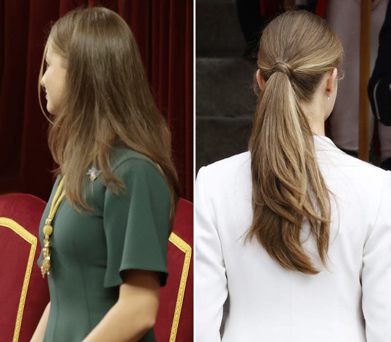 Los nuevos cortes de pelo de la reina Letizia y la princesa Leonor