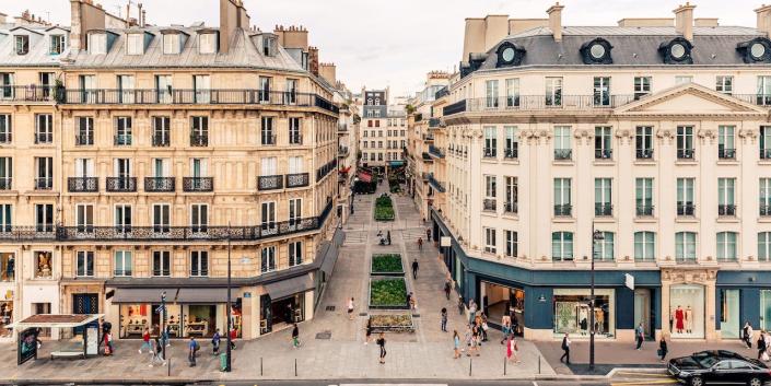 View of Parisian street