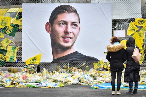 A plane carrying footballer Emiliano Sala crashed into the English Channel in January - Credit: AFP/LOIC VENANCE