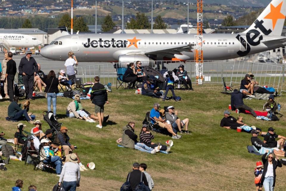 A Jetstar plane pictured in New Zealand.