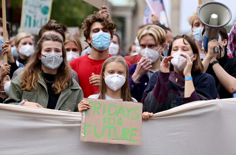 Global Climate Strike of the movement Fridays for Future, in Berlin