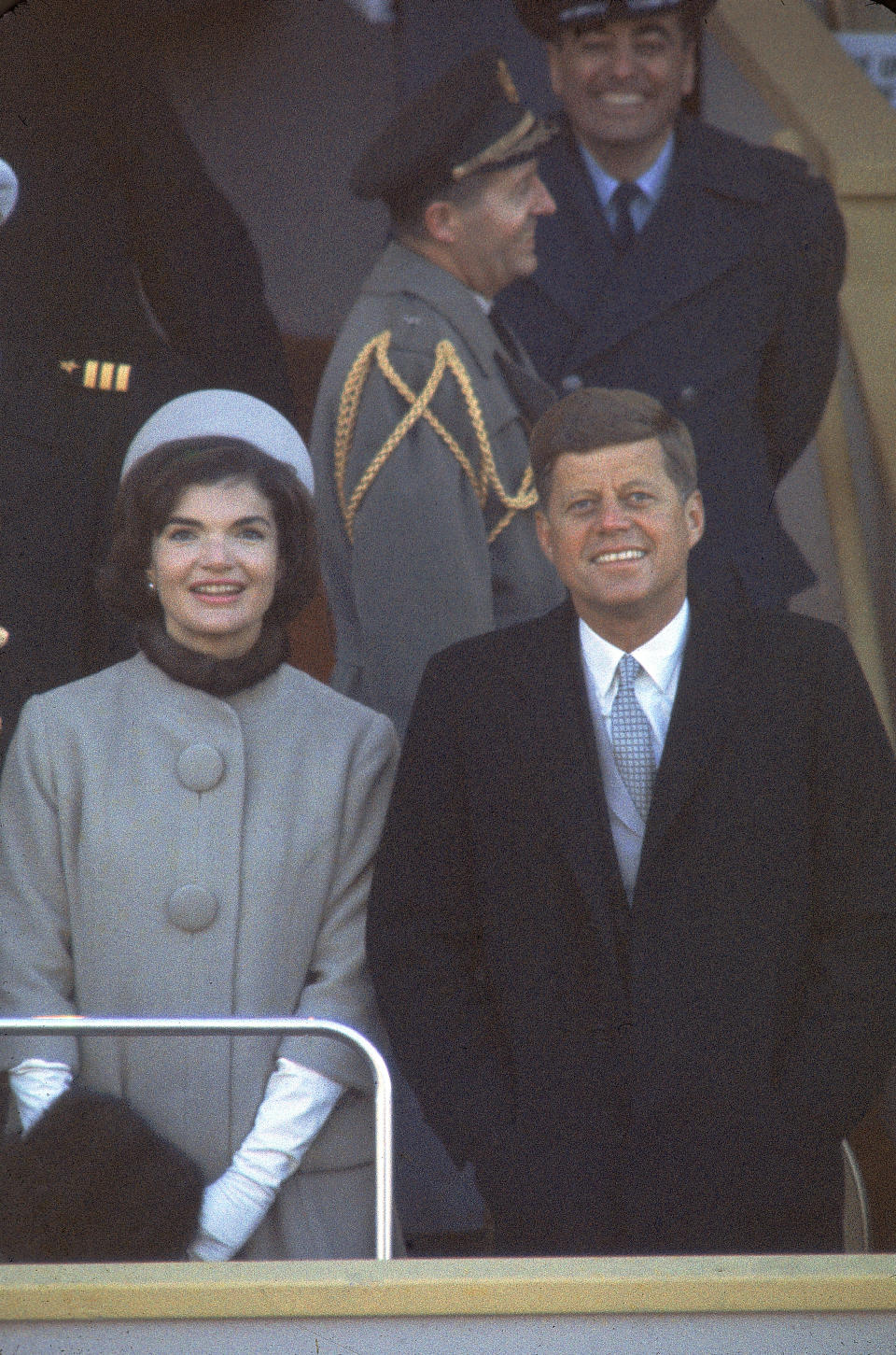 The Kennedys at his presidential inauguration.