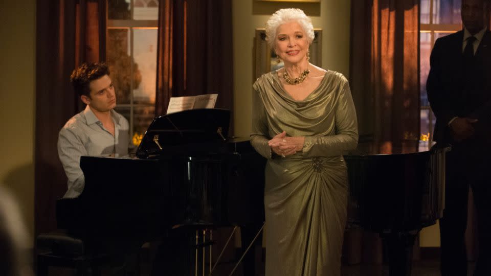 Sebastian Stan and Ellen Burstyn in 'Political Animals.' - David Giesbrecht/USA Network/Everett Collection