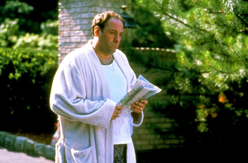 James Gandolfini in The Sopranos, 1999.