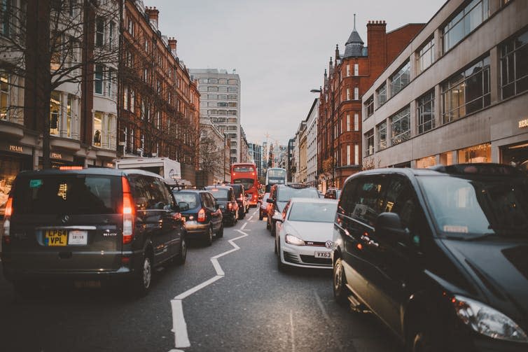 <span class="caption">Transport emissions are not included in Labour’s energy targets.</span> <span class="attribution"><a class="link " href="https://unsplash.com/photos/BryYookJz_w" rel="nofollow noopener" target="_blank" data-ylk="slk:Anouk Fotografeert/Shutterstock;elm:context_link;itc:0;sec:content-canvas">Anouk Fotografeert/Shutterstock</a></span>