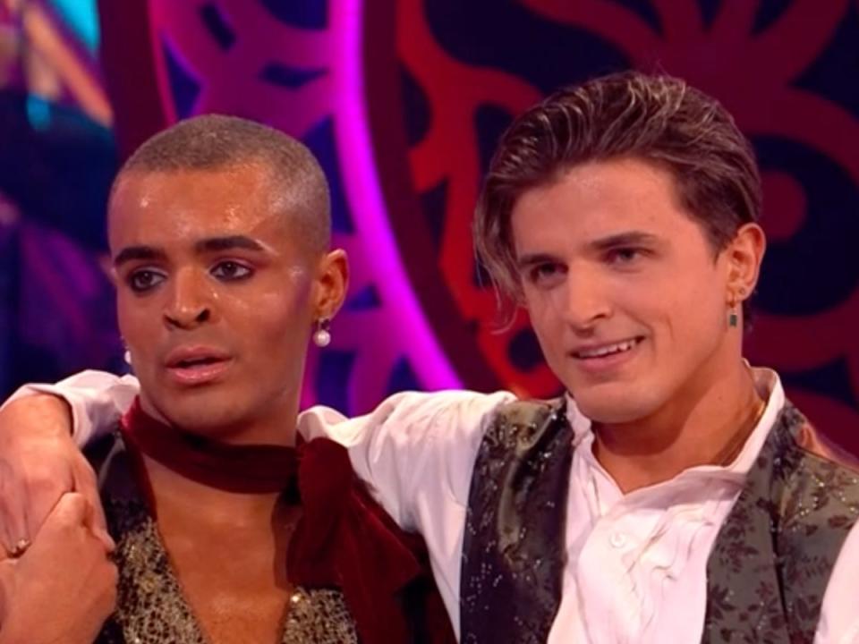 Layton Williams and Nikita Kuzmin on ‘Strictly Come Dancing’ (BBC)