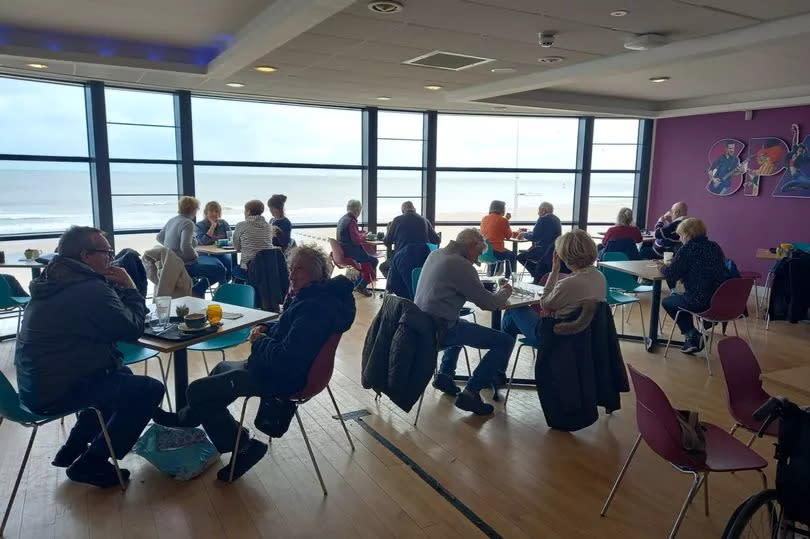 Bridlington Spa Cafe boasts amazing views of the resort's South Beach