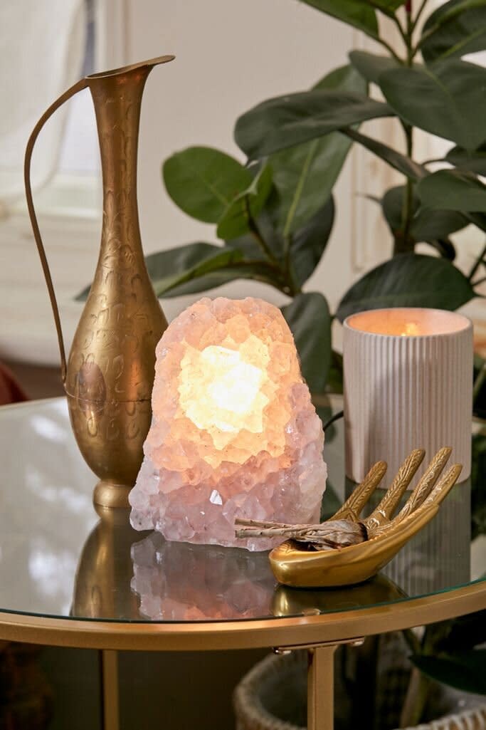 This light won't be <i>too</i> bright: This amethyst crystal lamp isn't meant to be blinding, but will give enough of a glow. It's made from a natural amethyst crystal, so each lamp is one of a kind. The lamp can be plugged in, has an on/off switch and needs a <a href="https://amzn.to/2RvX4wo" target="_blank" rel="noopener noreferrer">6W candelabra bulb</a>. <a href="https://fave.co/32xoAQk" target="_blank" rel="noopener noreferrer">Find it for $74 at Urban Outfitters</a>.