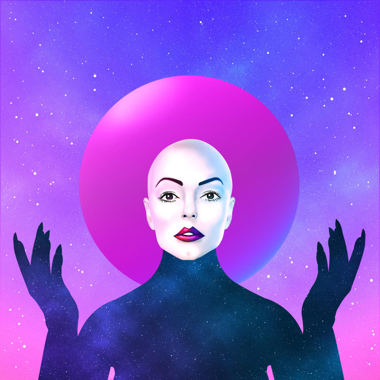 The artwork for Rose McGowan's album 'Planet 9.' (Photo: Bandcamp)