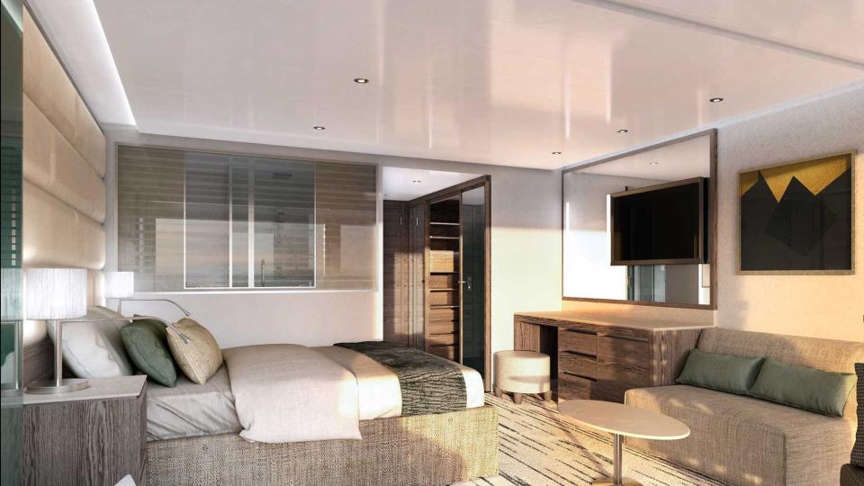 Veranda Suite on the New Silversea Cruise Ship Sailing to Galapagos in August