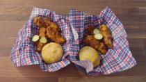 <p>Raise your hand if hot chicken from Nashville is on your bucket list of things to eat. You're not alone. But if a roundtrip ticket to Tennessee isn't in the works for you, these homemade hot chicken tenders are the next best thing.</p><p>Get the <strong><a href="https://www.delish.com/cooking/recipe-ideas/recipes/a48059/hot-chicken-tenders-recipe/" rel="nofollow noopener" target="_blank" data-ylk="slk:Hot Chicken Tenders recipe;elm:context_link;itc:0;sec:content-canvas" class="link ">Hot Chicken Tenders recipe</a></strong>.</p>