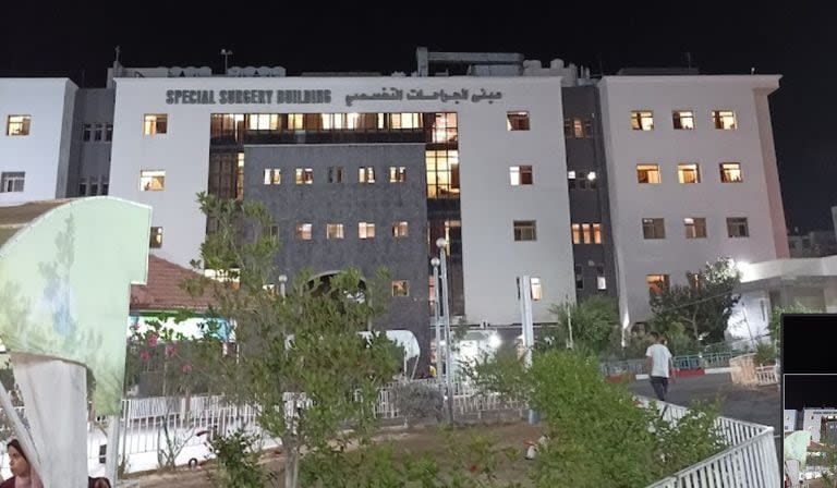 El Hospital Al-Shifa antes de la guerra entre Israel y Hamas