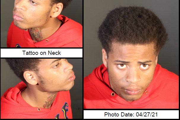 Photos of 19-year-old James Howard Jackson, a suspect in the shooting of Lady Gaga's dogwalker back in February of 2021.  / Credit: (Los Angeles County Sheriff's Department)