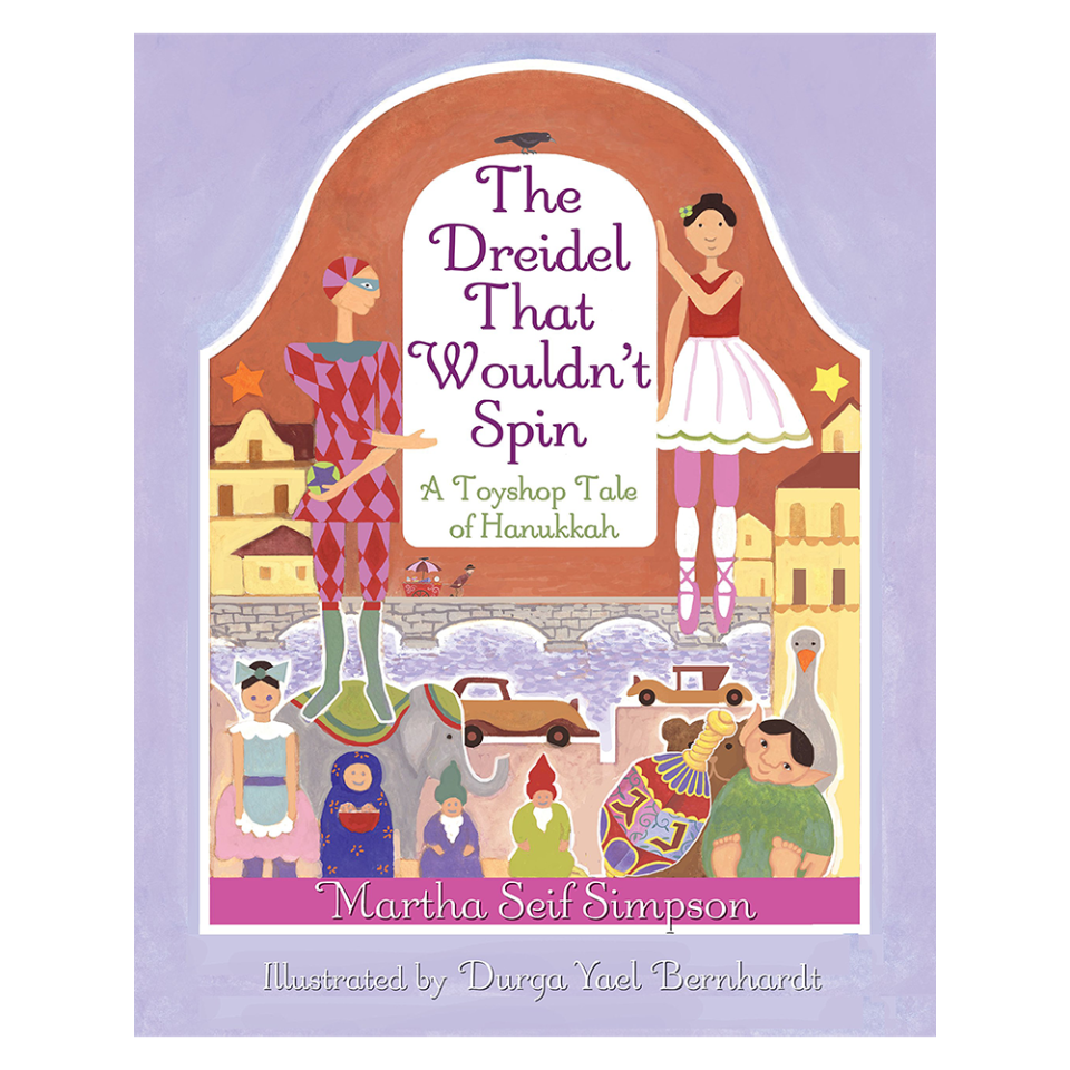 10) <i>The Dreidel that Wouldn’t Spin: A Toyshop Tale of Hanukkah</i> by Martha Seif Simpson