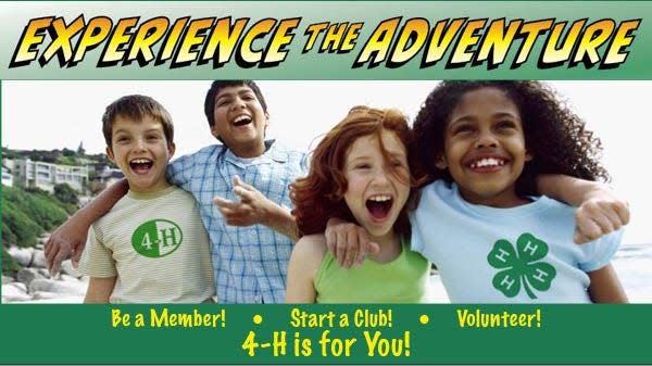 Experience the Adventure, volunteer, start a club or become a member of 4-H.