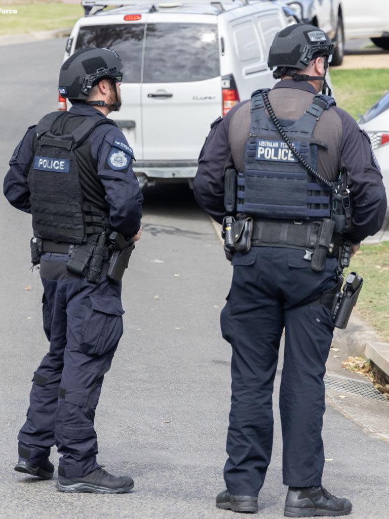 The arrests followed widespread search warrants executed around Sydney and Goulburn. Picture: NSW Police