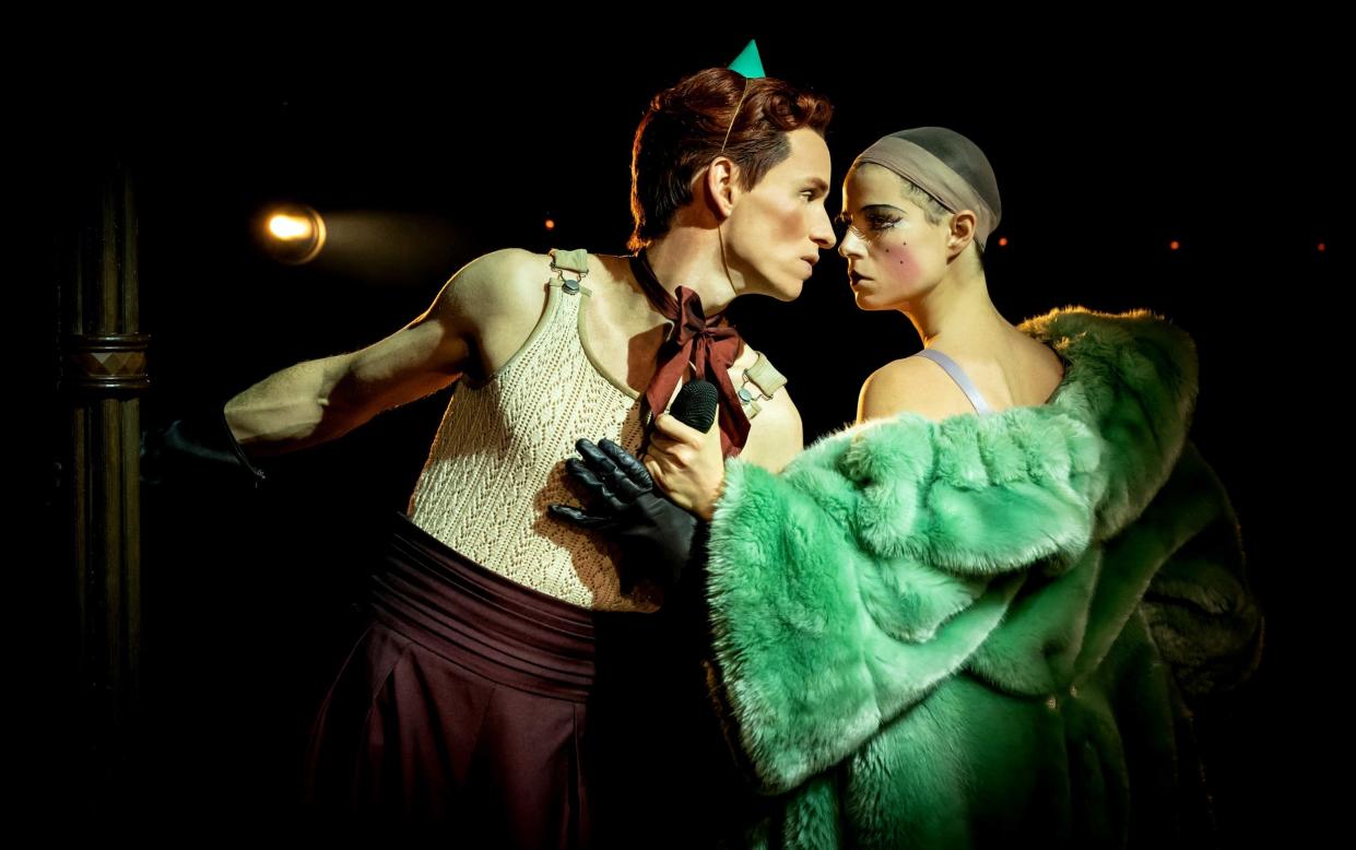 Eddie Redmayne and Jessie Buckley in Cabaret, at the Playhouse Theatre - Marc Brenner