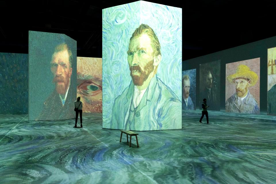 The "Beyond Van Gogh" immersive art experience opens Friday in downtown Jacksonville.