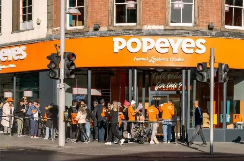 A UK opening of Popeyes (stock picture)