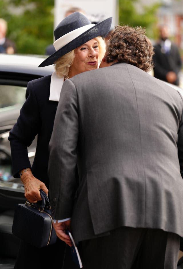 Camilla enjoyed a day at the races on Saturday (John Walton/PA)