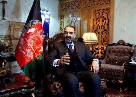 Atta Mohammad Noor, governor of the Balkh province, speaks during an interview in Kabul, Afghanistan January 25, 2017. REUTERS/Mohammad Ismail