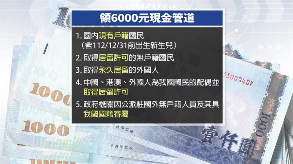 普發6千元登記入帳順序出爐！　身分證「2組尾數」明率先登記