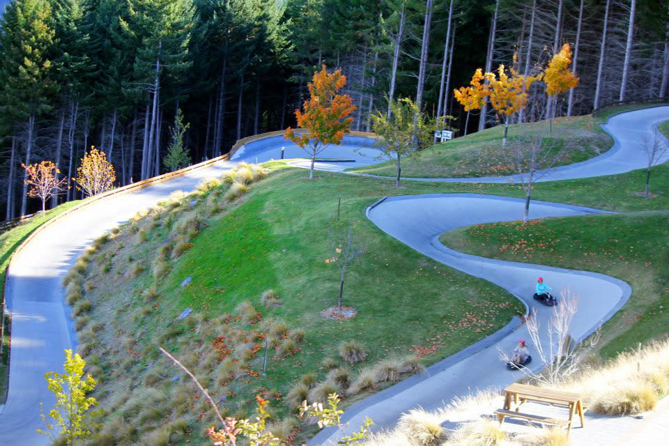 10. Another favorite activity in Queenstown is a thrilling luge ride zooming down beautiful tracks in your luge carts. Go through gentle bends & tunnels as you take in the scenery.