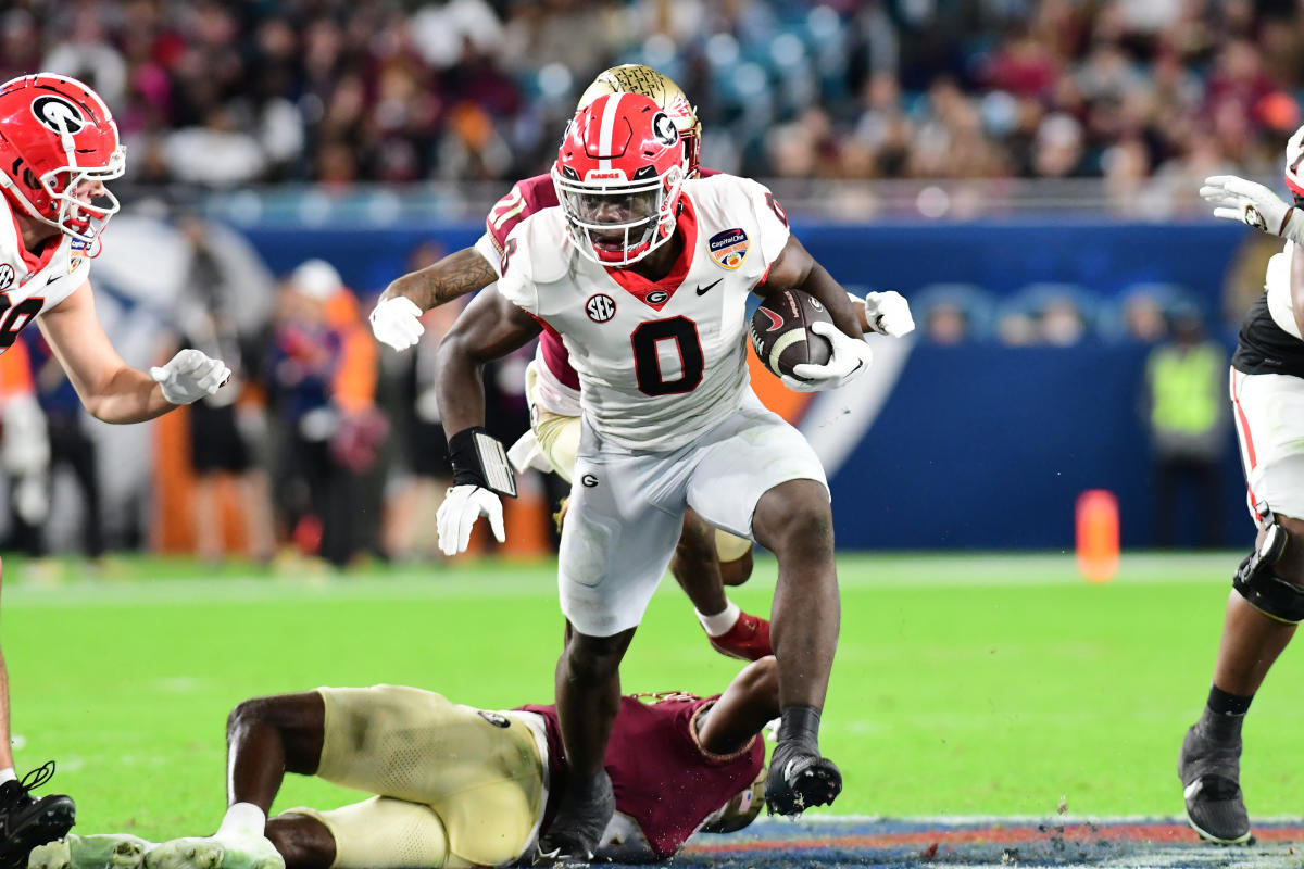 Georgia RB Roderick Robinson out for opener vs. Clemson, perhaps longer