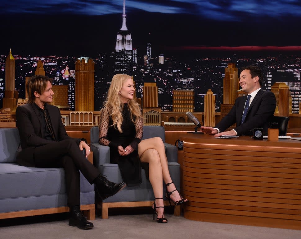 Keith Urban, Nicole Kidman, and Jimmy Fallon