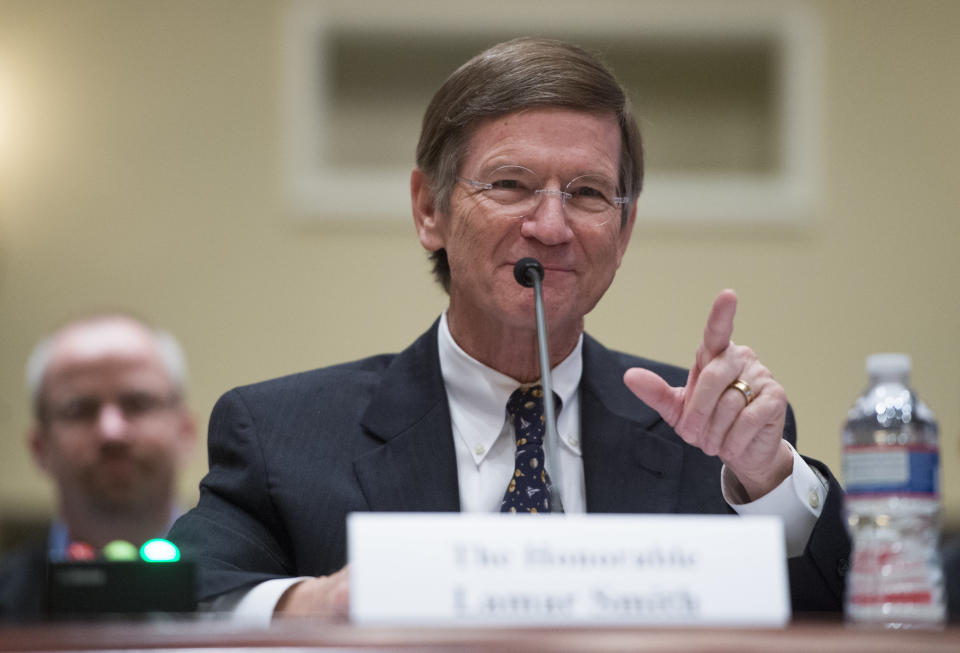 Rep. Lamar Smith (R-Texas), chairman of the House Committee on Science, Space, and Technology, announced Thursday that he&nbsp;would not seek re-election in 2018. (Photo: Bill Clark/CQ Roll Call via Getty Images)