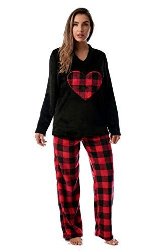 10) Cute Plush Pajama Set