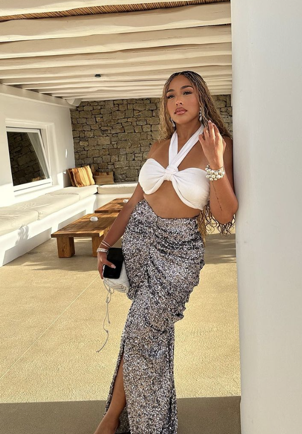 Jordyn Woods Looked Stunning During Her Mykonos Vacation
