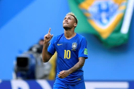 Neymar hit the latest goal in World Cup history