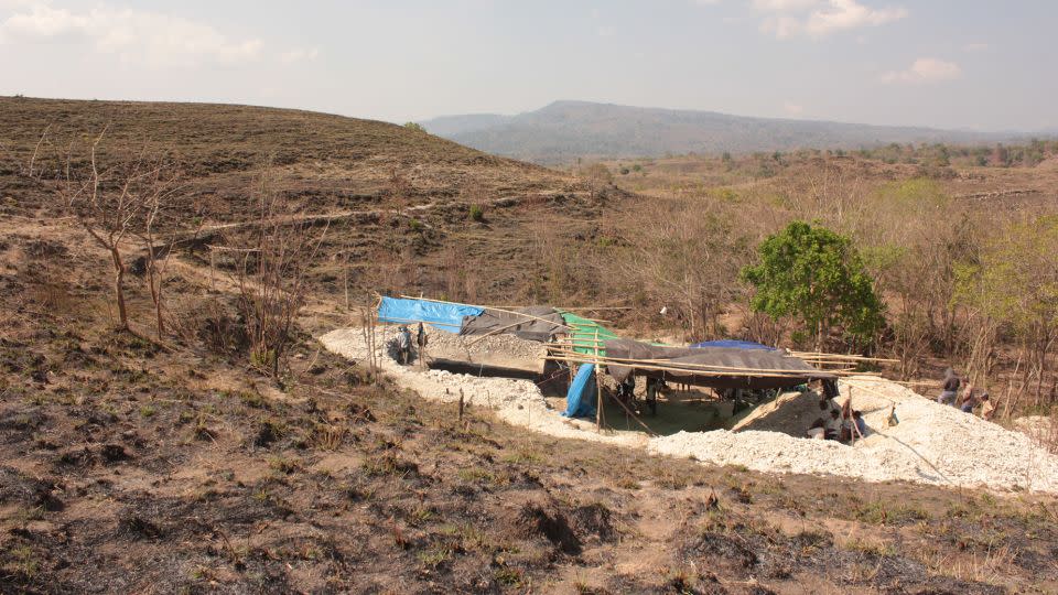 Pictured here is the Mata Menge excavation site around 2014 on the Indonesian island of Flores - Gerrit van den Bergh