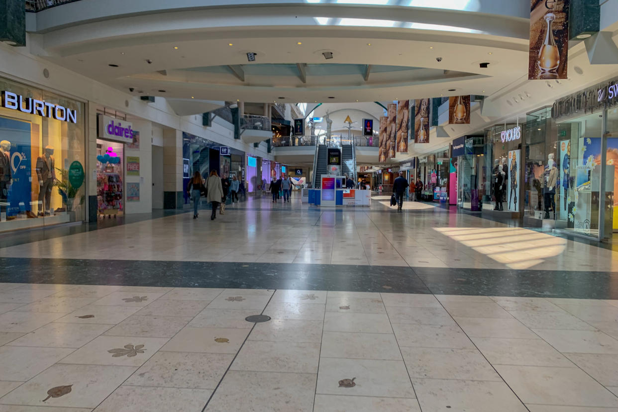 Bluewater Shopping Centre in Kent empty for fears of a potential quarantine due to an outbreak of Coronavirus (COVID-19) on March 20, 2020 in London, UK. (Photo by Robin Pope/SIPA USA)