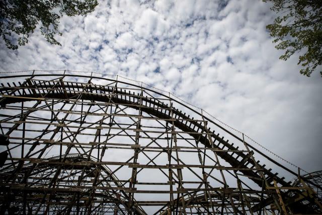 Riders escorted off Playland wooden roller coaster after temporary