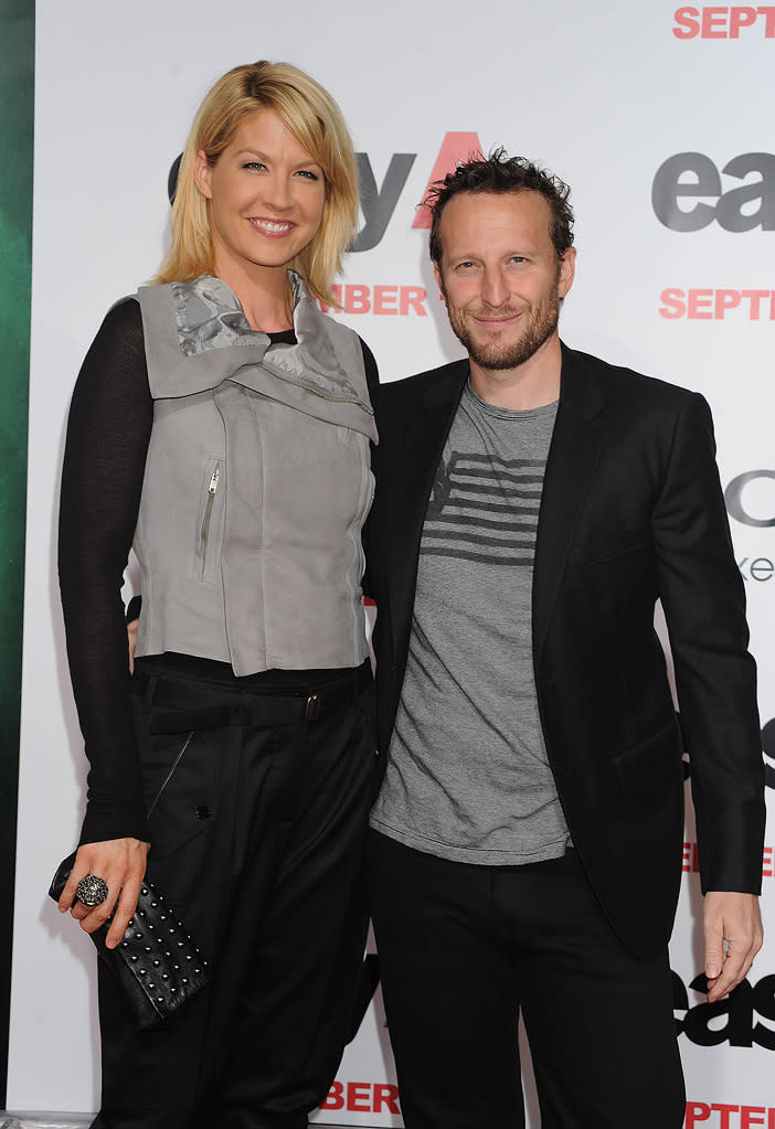 <a href="http://movies.yahoo.com/movie/contributor/1800018910" data-ylk="slk:Jenna Elfman;elm:context_link;itc:0;sec:content-canvas" class="link ">Jenna Elfman</a> and Bodhi Elfman attend the Los Angeles premiere of <a href="http://movies.yahoo.com/movie/1810154443/info" data-ylk="slk:Easy A;elm:context_link;itc:0;sec:content-canvas" class="link ">Easy A</a> on September 13, 2010.